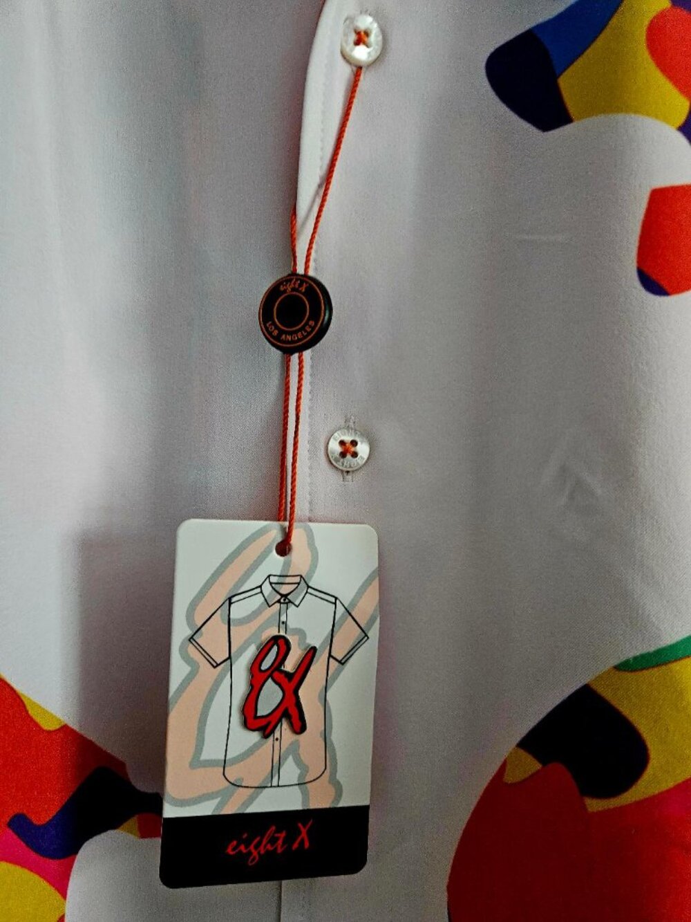 Eight-X Rorschach Button-Up Shirt - Picture 3 of 4